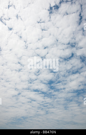 Abstrakte Skyscape mit schönen flauschigen Wolken am blauen Himmel geeignet für Hintergründe Stockfoto