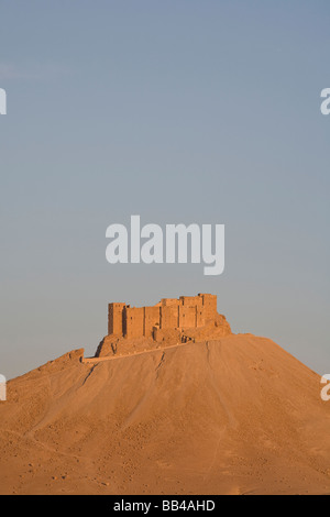 Wüste Burg in der Nähe von Palmyra, Syrien. Stockfoto