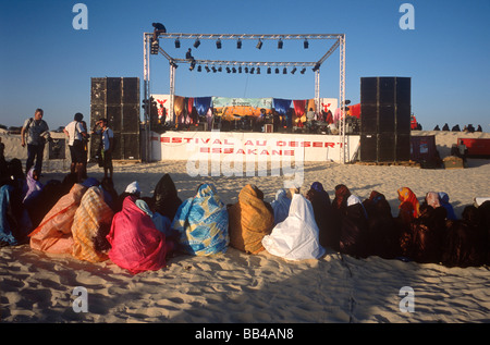 Festival au Desert Musikfestival in Essakane, Mali. Stockfoto