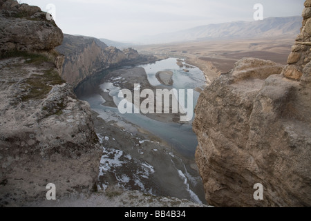 Tigris River Valley im Osten der Türkei. Stockfoto