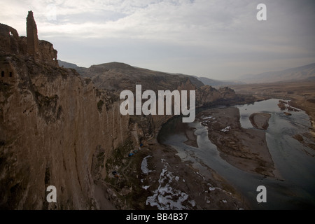 Tigris River Valley im Osten der Türkei. Stockfoto