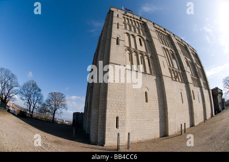 Norwich Schloss erbaut im Jahre 1067, Norfolk UK Stockfoto