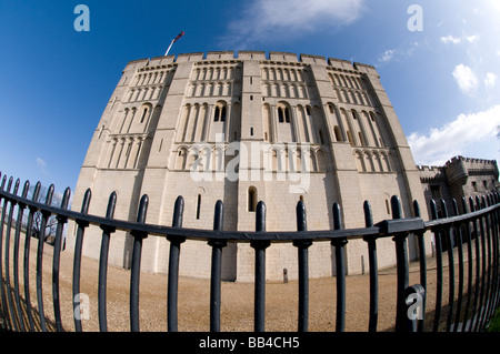 Norwich Schloss erbaut im Jahre 1067, Norfolk UK Stockfoto