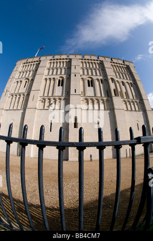 Norwich Schloss erbaut im Jahre 1067, Norfolk UK Stockfoto