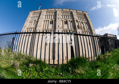 Norwich Schloss erbaut im Jahre 1067, Norfolk UK Stockfoto