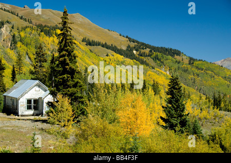 Colorado, US Highway 550, Red Mountain Pass zwischen Ouray & Silverton. San Juan Skyway, Colorado erste scenic Byway. Stockfoto