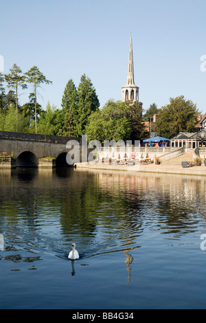 Die Themse und Brücke bei Wallingford, Oxfordshire, Vereinigtes Königreich Stockfoto