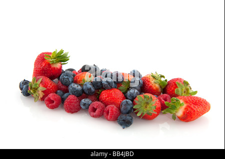 Frisches Obst aus dem Wald Stockfoto
