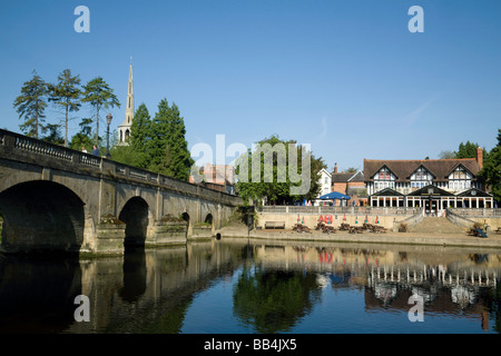 Die Themse bei Wallingford, Oxfordshire, Vereinigtes Königreich Stockfoto