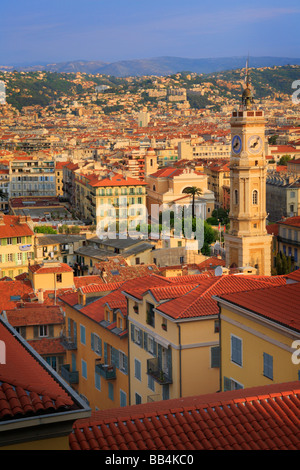 Gebäude in der Altstadt von Nizza Frankreich Stockfoto