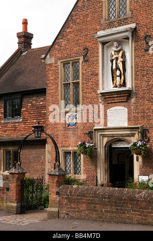 England Berkshire Bray Jesu Krankenhaus historischen Armenhäuser gegründet 1627 von wohlhabenden Londoner Fischhändler William Goddard Stockfoto