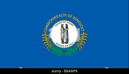 Kentucky Staatsflagge Stockfoto