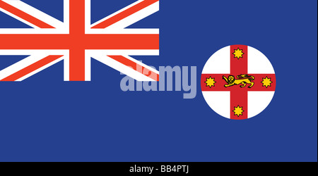 Flagge von New South Wales Stockfoto