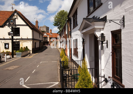 England Berkshire Bray Village Church Lane Stockfoto