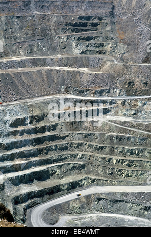 Labor (See Asbest Mine / Mine Lac d'Amiante) Asbest Bergwerk im Black Lake District von Thetford Mines (Quebec, Kanada) Stockfoto