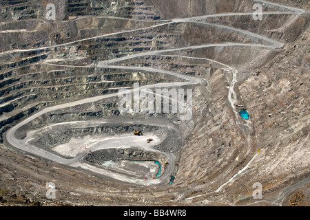 Labor (See Asbest Mine / Mine Lac d'Amiante) Asbest Bergwerk im Black Lake District von Thetford Mines (Quebec, Kanada) Stockfoto