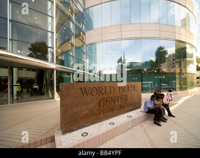 Haupteingang des WTC World Trade Center, Zentrum, Colombo Sri Lanka Stockfoto