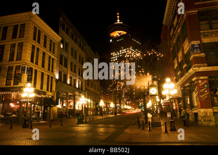 Das Gebiet Gastown Vancouver British Columbia Kanada Stockfoto