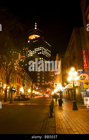 Das Gebiet Gastown Vancouver British Columbia Kanada Stockfoto