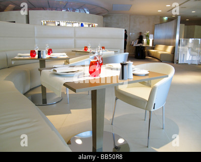 First Class Lounge von Air France (La Premiere) bei Charles de Gaulle Airport (CDG), Roissy-FR Stockfoto