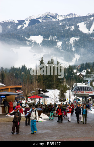 Whistler Village Host of the 2010 Vancouver Winter Olympics Whistler British Columbia Kanada Stockfoto