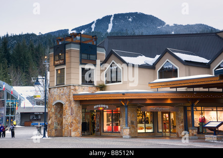 Whistler Village Host of the 2010 Vancouver Winter Olympics Whistler British Columbia Kanada Stockfoto