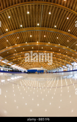 Richmond Olympic Oval Eisschnelllauf Austragungsort 2010 Vancouver Winter Olympics British Columbia Kanada Stockfoto