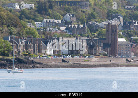 Oban von der Fähre Mull, Schottland Stockfoto