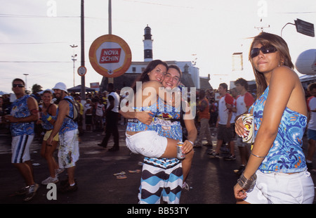 Karneval Salvador Brasilien Stockfoto