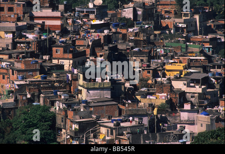 Rocinha Favela Rio de Janeiro Brasilien Stockfoto