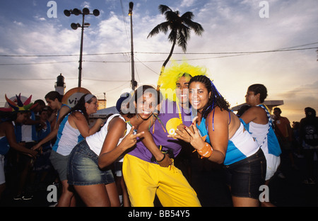 Karneval Salvador Brasilien Stockfoto