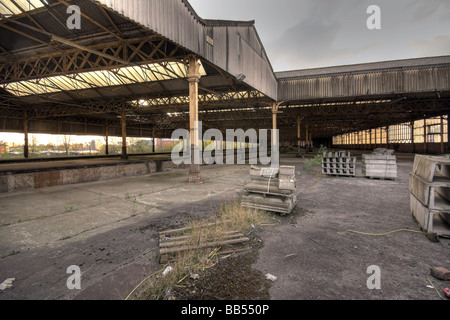 Verlassenen Bahnhof, Mayfield, neben Piccadilly Station, Mayfield Street, Manchester, UK Stockfoto