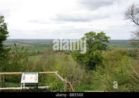 Der Schauplatz der Schlacht von Edgehill Stockfoto