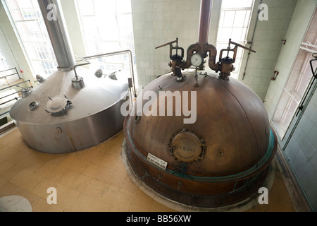 innen die Greene King Brauerei in Bury St Edmunds, Suffolk, UK Stockfoto