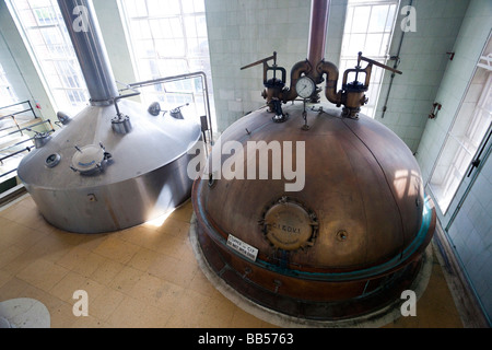 innen die Greene King Brauerei in Bury St Edmunds, Suffolk, UK Stockfoto