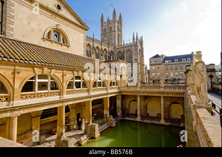 Bad, römische Bäder, Avon, England Stockfoto