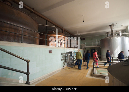 innen die Greene King Brauerei in Bury St Edmunds, Suffolk, UK Stockfoto