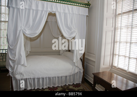 Innenraum der Gouverneurspalast in Colonial Williamsburg, Virginia. Stockfoto