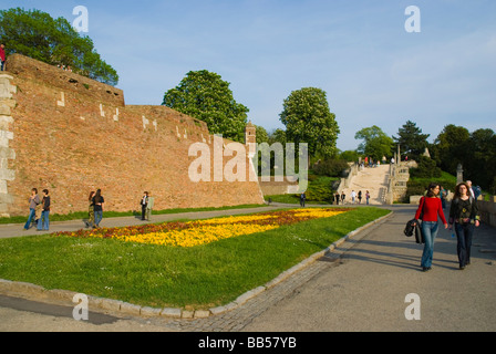 Kalemegdan-Park in Mitteleuropa Belgrad Serbien Stockfoto