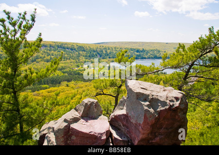 Des Teufels Lake State Park Stockfoto