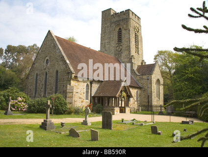 Fairwarp Kirche im Ashdown Wald Stockfoto