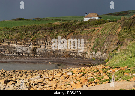 Kimmeridge Bucht Klippen Stockfoto