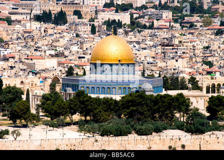 Kuppel des Rock Jerusalem Israel Stockfoto