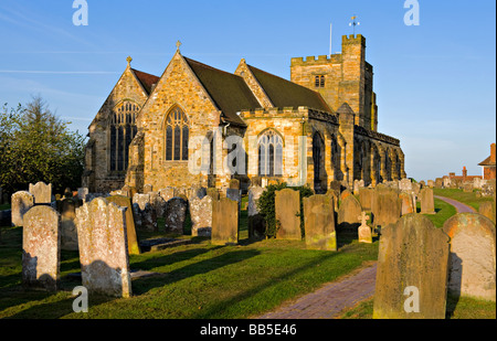 St. Marien Kirche, Goudhurst Village, Kent, UK. Stockfoto