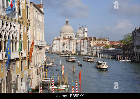 Canal Grande vom Ponte dell ' Accademia, Venedig, Provinz Venedig, Veneto Region, Italien Stockfoto