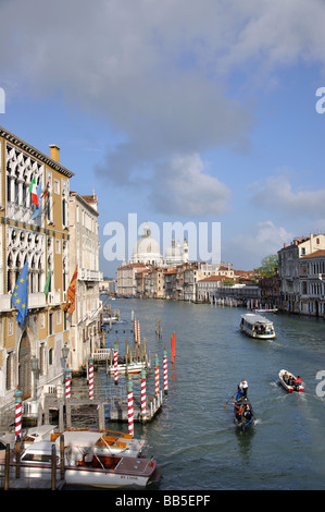 Canal Grande vom Ponte dell ' Accademia, Venedig, Provinz Venedig, Veneto Region, Italien Stockfoto