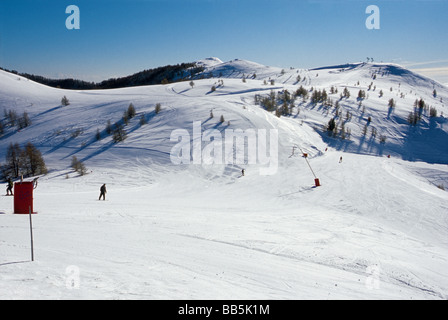 die Skistation von Valberg im Mercantour Nationalpark Stockfoto