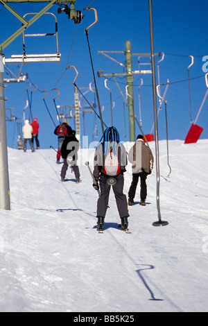 die Skistation Isola 2000 im Mercantour Nationalpark Stockfoto