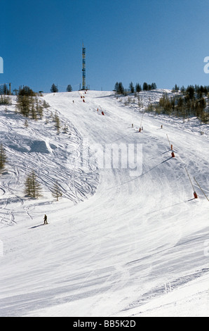 die Skistation von Valberg im Mercantour Nationalpark Stockfoto