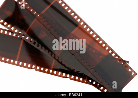Streifen von 35mm-Film-negative Stockfoto